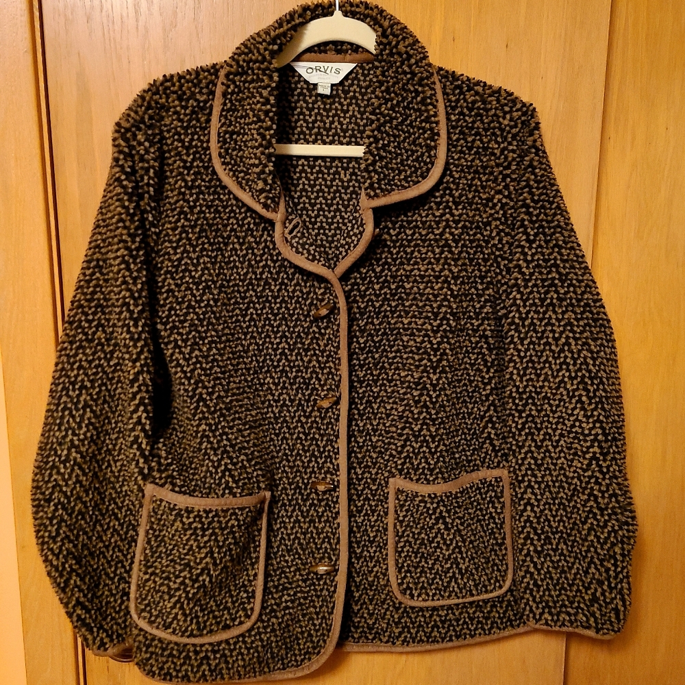 Orvis Button Down Sweater L